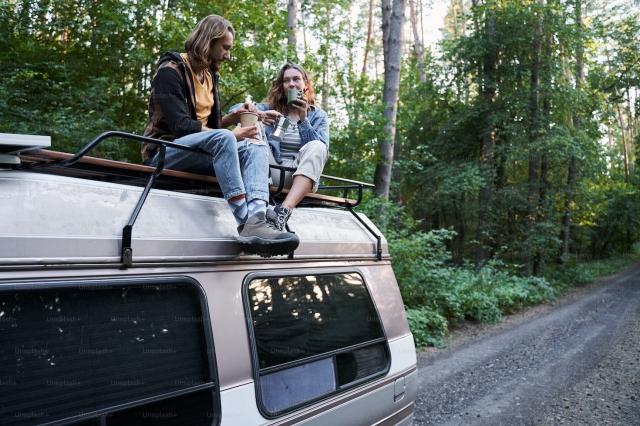 Roof Rack on Vehicle